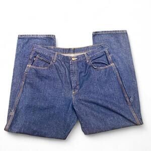 Red Kap Men's Blue and Navy Jeans